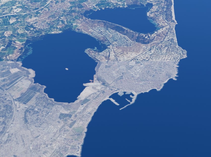 Imagen aérea que incluye el término deTorrevieja