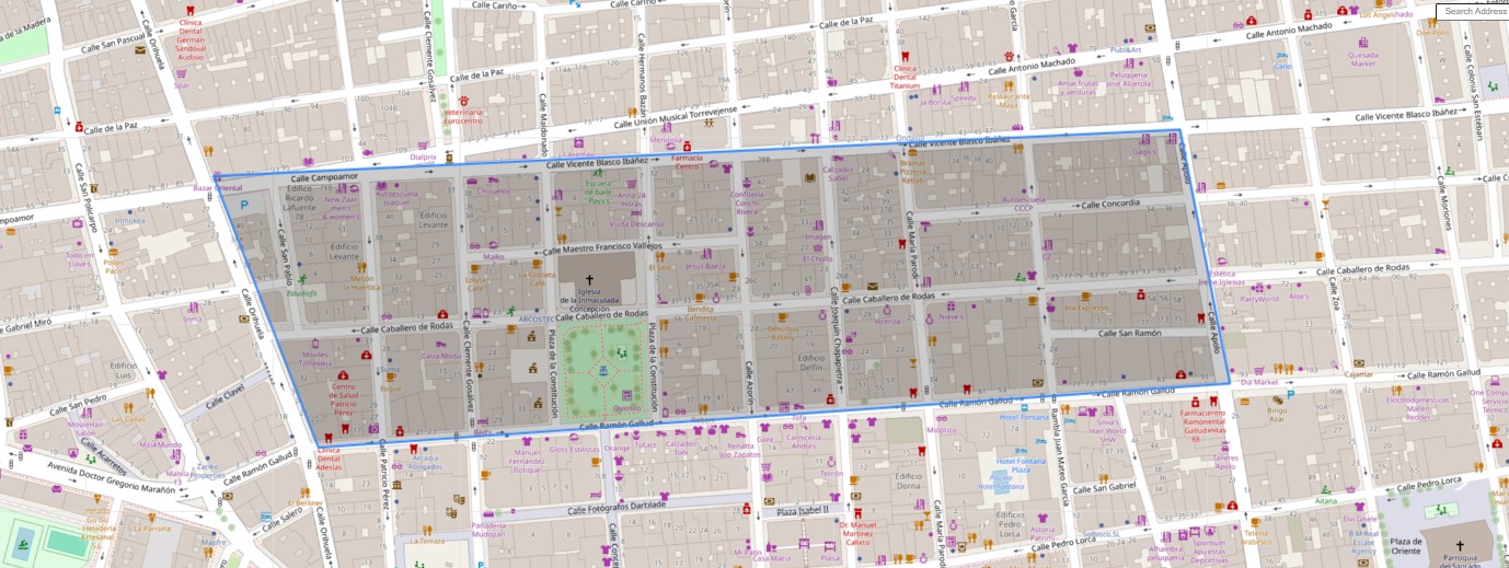 ZONA DE INTERÉS TORREVIEJA CENTRO