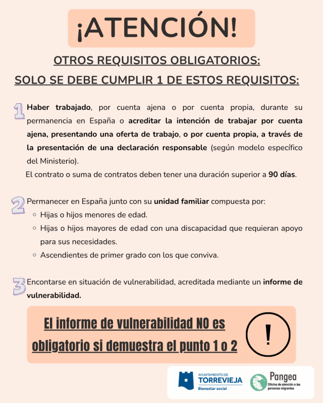 Informació resumida sobre els requisits