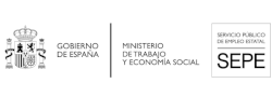 Logo ministerio y sepe