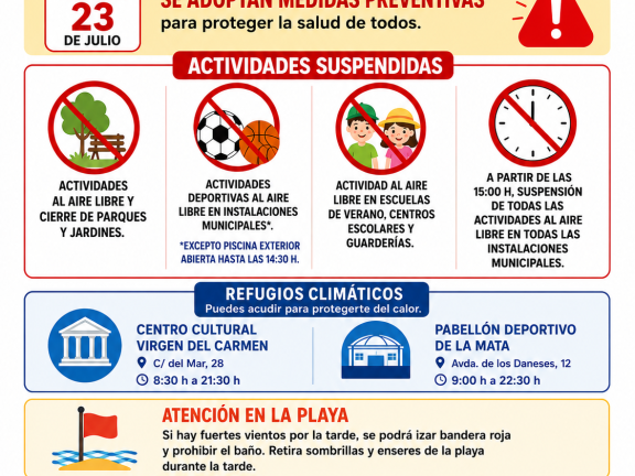 AVISO ALERTA ROJA POR TEMPERATURAS EXTREMAS