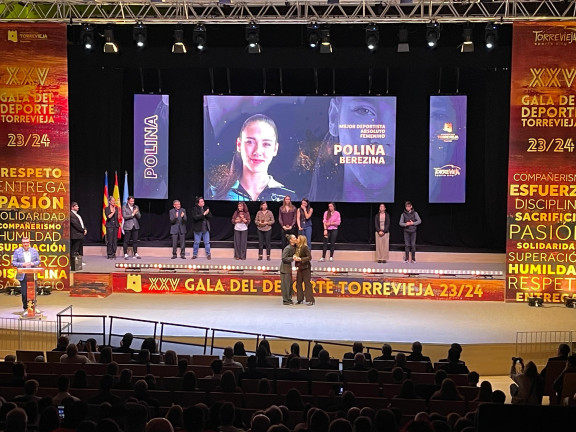 LA GIMNASTA OLÍMPICA POLINA BEREZINA, Y EL REMERO PARAOLÍMPICO JAVIER GARCÍA, MEJORES DEPORTISTAS 2023-2024 3