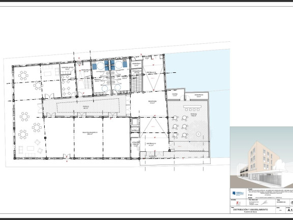 PLANO PLANTA BAJA EDIFICIO LA PURÍSIMA