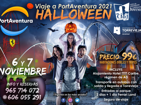 Cartel Viaje Portaventura 2021