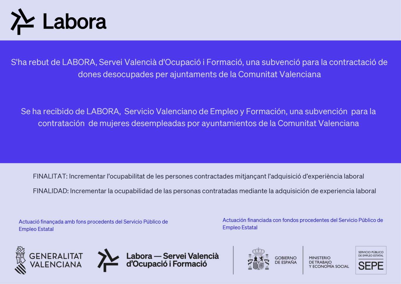 Subvención EMDONA