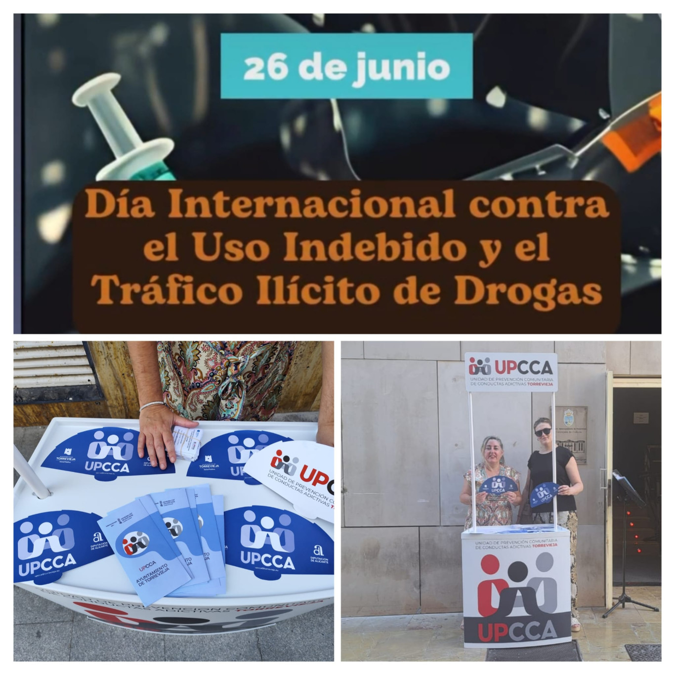 Foto kiosco prevención 26 junio