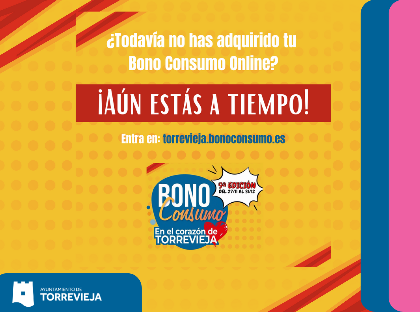Éxito de la 9º edición de Bono Consumo Online | Ayuntamiento de Torrevieja