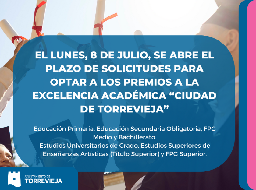 El lunes, 8 de julio, se abre el plazo de solicitudes para optar a los ...