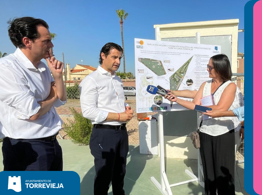 PRESENTADA LA AMPLIACIÓN, MEJORA E INTEGRACIÓN PAISAJÍSTICA DEL PARQUE INUNDABLE DE TORRETA FLORIDA