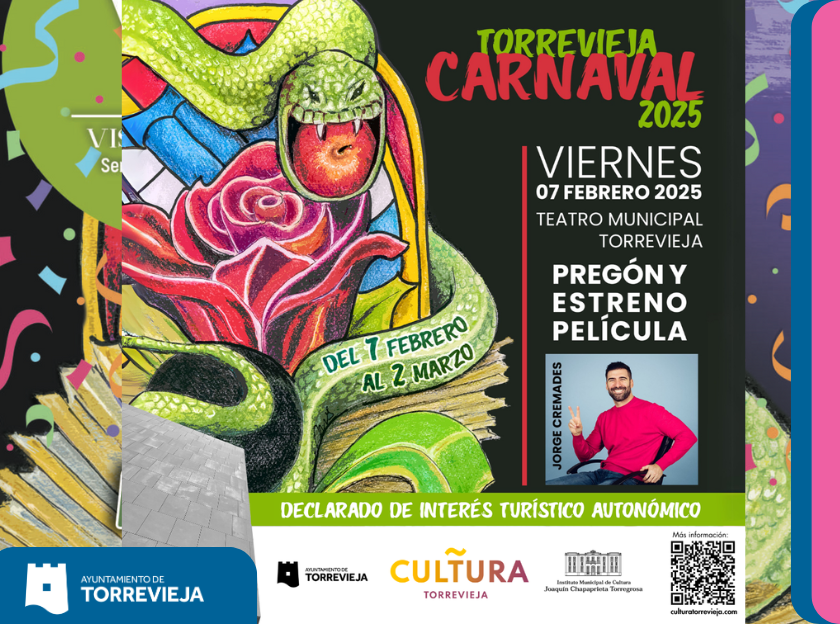 EL HUMORISTA JORGE CREMADES DARÁ EL PISTOLETAZO DE SALIDA AL CARNAVAL 2025