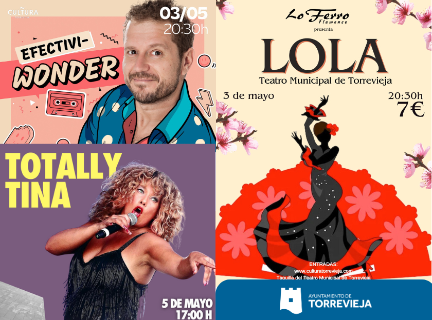 Monaguillo-Tina Turner-Lola Flores-Torrevieja