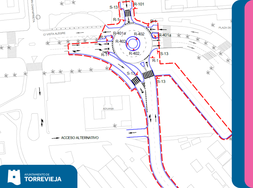 OBRAS DE ACCESO PROVISIONAL AL PUERTO DE TORREVIEJA