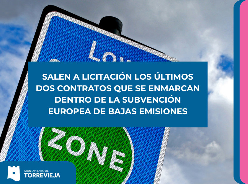 Salen a licitación los últimos dos contratos que se enmarcan dentro de la subvención europea de bajas emisiones 