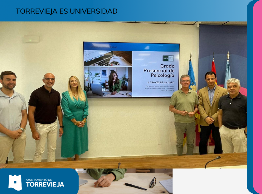 TORREVIEJA CONSOLIDA SU TRANSFORMACIÓN EN CIUDAD UNIVERSITARIA CON LA IMPLANTACIÓN DEL GRADO DE PSICOLOGÍA Y NUEVAS TITULACIONES PARA EL CURSO 2026/2027