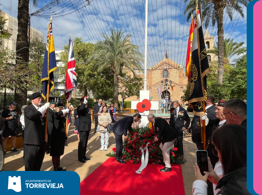 LA COLONIA BRITÁNICA DE TORREVIEJA CONMEMORA, UN AÑO MÁS, EL DÍA DE LA AMAPOLA “POPPY DAY”