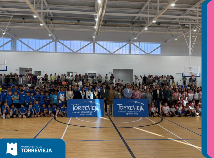 MULTITUDINARIA INAUGURACIÓN DEL PABELLÓN POLIDEPORTIVO DE LA MATA
