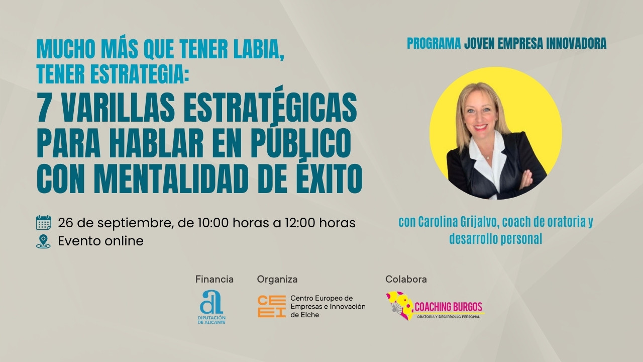 Evento Online Mucho más que tener labia, tener estrategia