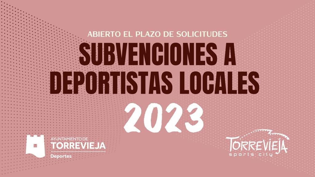 Subvenciones de deportistas locales 2023 torrevieja