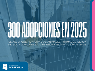 EL ALBERGUE MUNICIPAL DE ANIMALES FORMALIZÓ CERCA DE 300 ADOPCIONES DE PERROS Y GATOS DURANTE 2025
