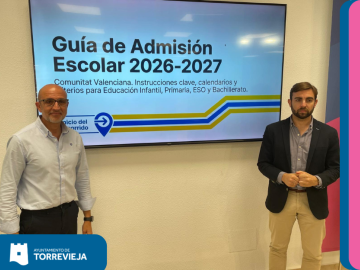 TORREVIEJA AFRONTA EL PROCESO DE ADMISIÓN ESCOLAR 2026/2027 CON CIFRAS RÉCORD Y UNA GRAN PRESIÓN EDUCATIVA