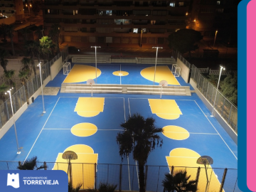 LAS PISTAS DEPORTIVAS DE LA MATA, CABO CERVERA Y LOS BALCONES ABREN AL PÚBLICO TRAS UNA RENOVACIÓN INTEGRAL Y UNA INVERSIÓN DE 640.211 EUROS
